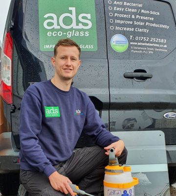 Josh Chapman is one of the installation team at Plymouth based ADS Window Films.