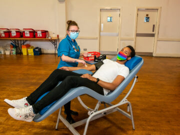 The NHS currently needs 450 new donors every day to meet the national demand. Image: NHS Blood Donation and Transplant.