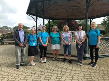 Participants & facilitators enjoy the July 2021 Okehampton Walk.