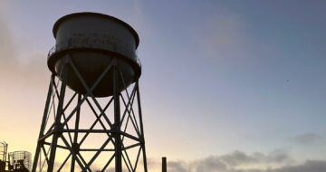 Tens of millions of dollars are being used to repair Alcatraz which is seen as one of America’s most iconic tourist attractions. All images: Sharon Goble, IF Media.