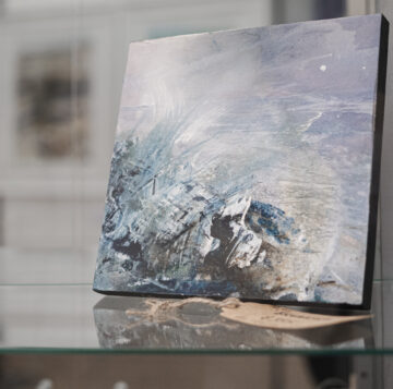 Breaking by Rachel Stanton at Appledore Exhibition. Photo by Dirty Martini Marketing.