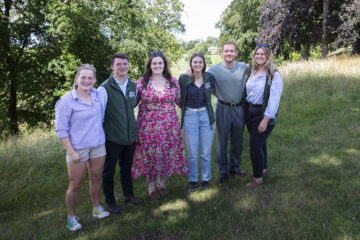 This year's NFU Student and Young Farmer Ambassadors. Photograph supplied courtesy of the NFU.