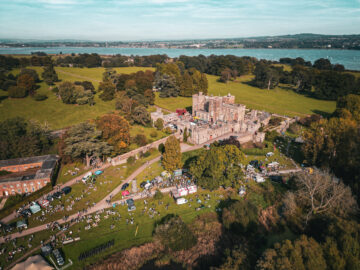 Record numbers attended this year's Powderham Food Festival.