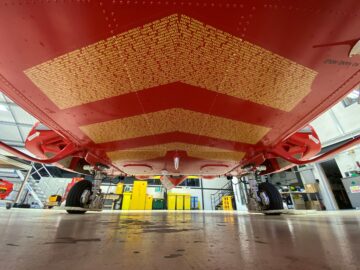 Cornwall Air Ambulance's supporters' names on helicopter. Image: CAA.