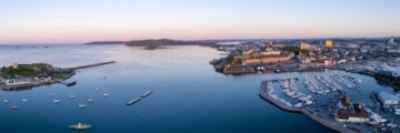 Image: Plymouth Sound: TMW Drone Photography / Shutterstock.