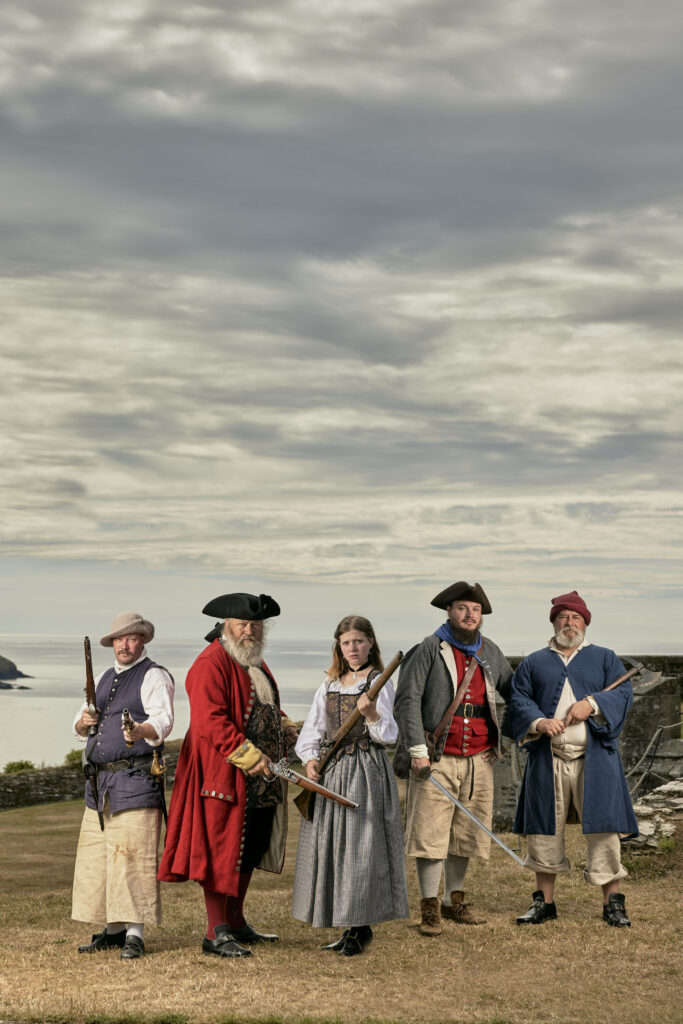 Falmouth landmark is playing host to history’s most famous pirates. Image provided by English Heritage.