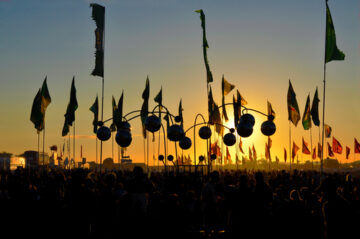 The AA is to set up a dedicated festival hotline for people at Glastonbury. Image: Steve Briscoe / Shutterstock.