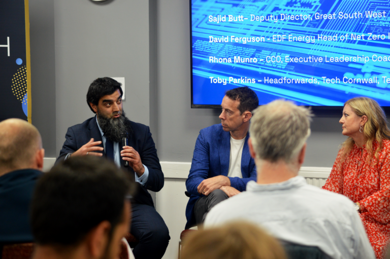 Panel talk at Tech Leaders' Summit. Image: Tech South West.