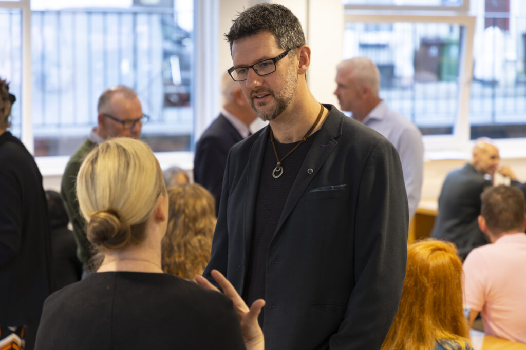Film maker David Kilkelly at the launch. Image: Tony Cobley.