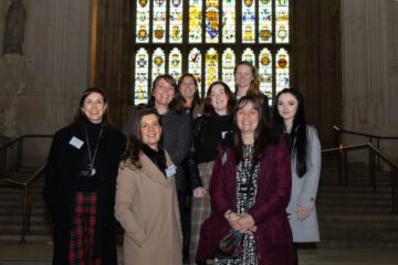 Alexis Bowater OBE and recent winners of the 2024 Westcountry Women’s Awards at Westminster. Image: Poppy Jakes Photography.