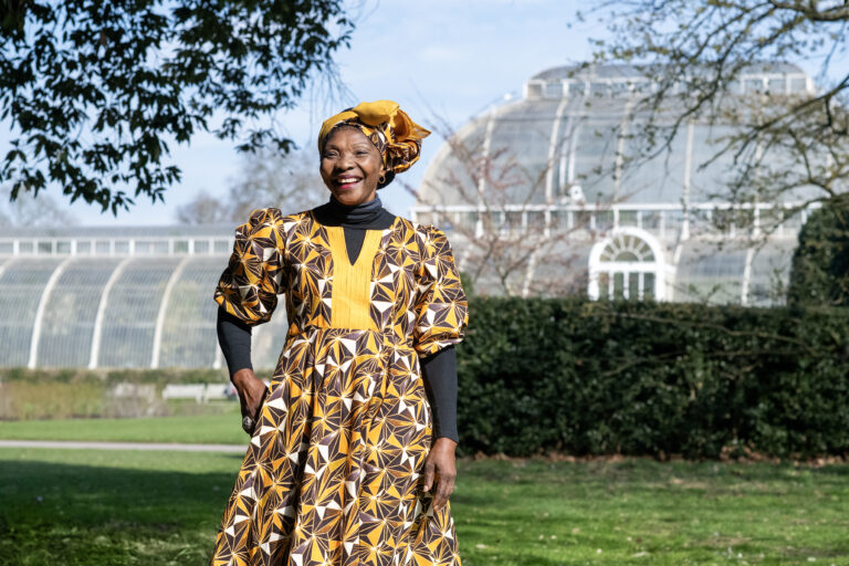 Dr Cécile Ndjebet at the Royal Botanic Gardens, Kew. Image: RBG Kew.