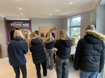 Students from South Devon College taking part in a scheme which aims to deliver a free ‘hands-on tour guide training programme.’ Image provided by DM Exeter.