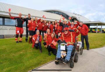 Fundraiser Steven Webb has been appointed as an Ambassador for Cornwall Air Ambulance. Image provided by CAA.