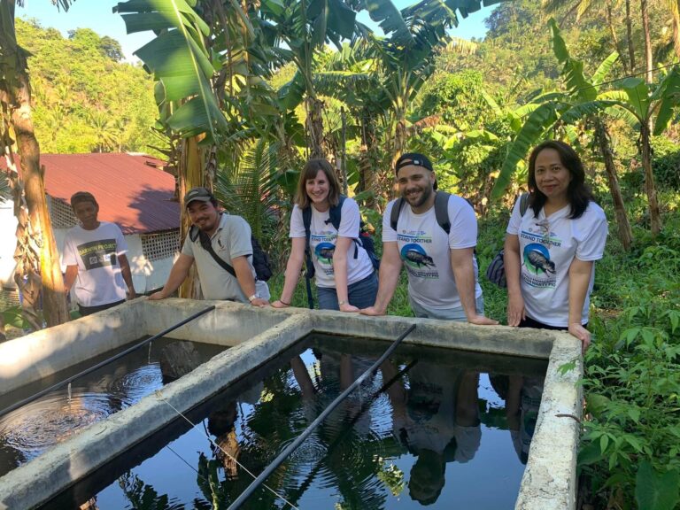 Bristol Zoological Society conservation team members join teams in the field in the Philippines. Image provided by Bristol Zoological Society.