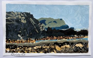 Devon CPRE Runner-up Best Young Landscape Artist 2023 in the Under 12s' category: Bodhi Muizz Waldstadt. Image provided by If Media.