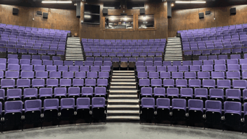 Exeter's Northcott Theatre auditorium. Image: © Ralph Whitehead (provided by Exeter Northcott Theatre).