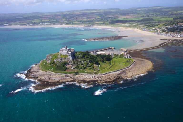 One of Cornwall's top tourist destinations: St Michael's Mount, near Penzance. Image: Robert Harding video / Shutterstock.
