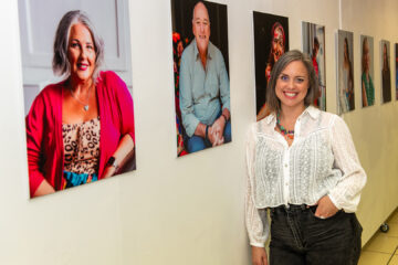 Portrait photographer Charlie Flounders. Image: Matt Round.