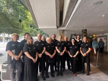 Theatre Royal Plymouth's Armed Forces Choir, June 2025. Image provided by TRP.