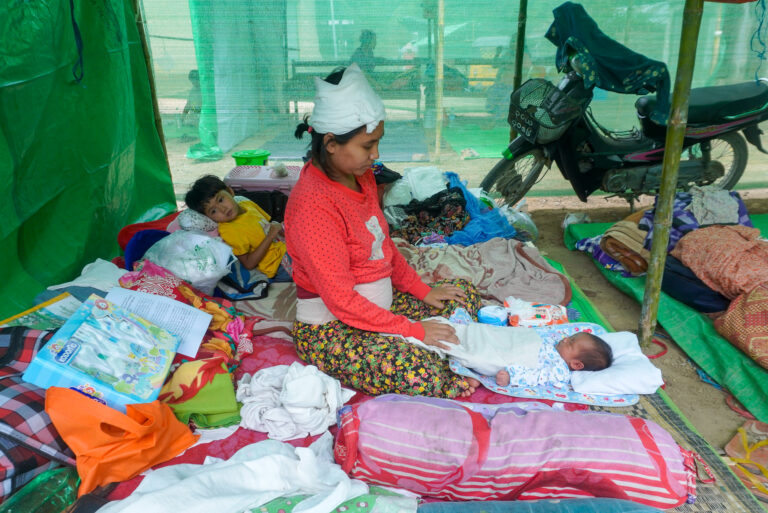 ShelterBox alongside its local partners supported families with emergency shelter plus essential items, such as solar lights and kitchen sets. Image provided by ShelterBox.