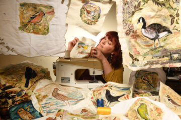 'Being chosen out of the hundreds nominated is such an honour,’ says Devon textile artist Chloe Morter. Image: © Russell Sach.