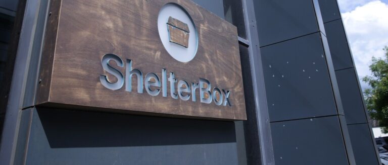 ShelterBox is an international disaster relief charity based in Truro. Image provided by ShelterBox.