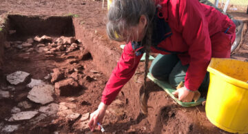 Tiverton Archaeology Group dig in 2019. Image: Dave Hennings.